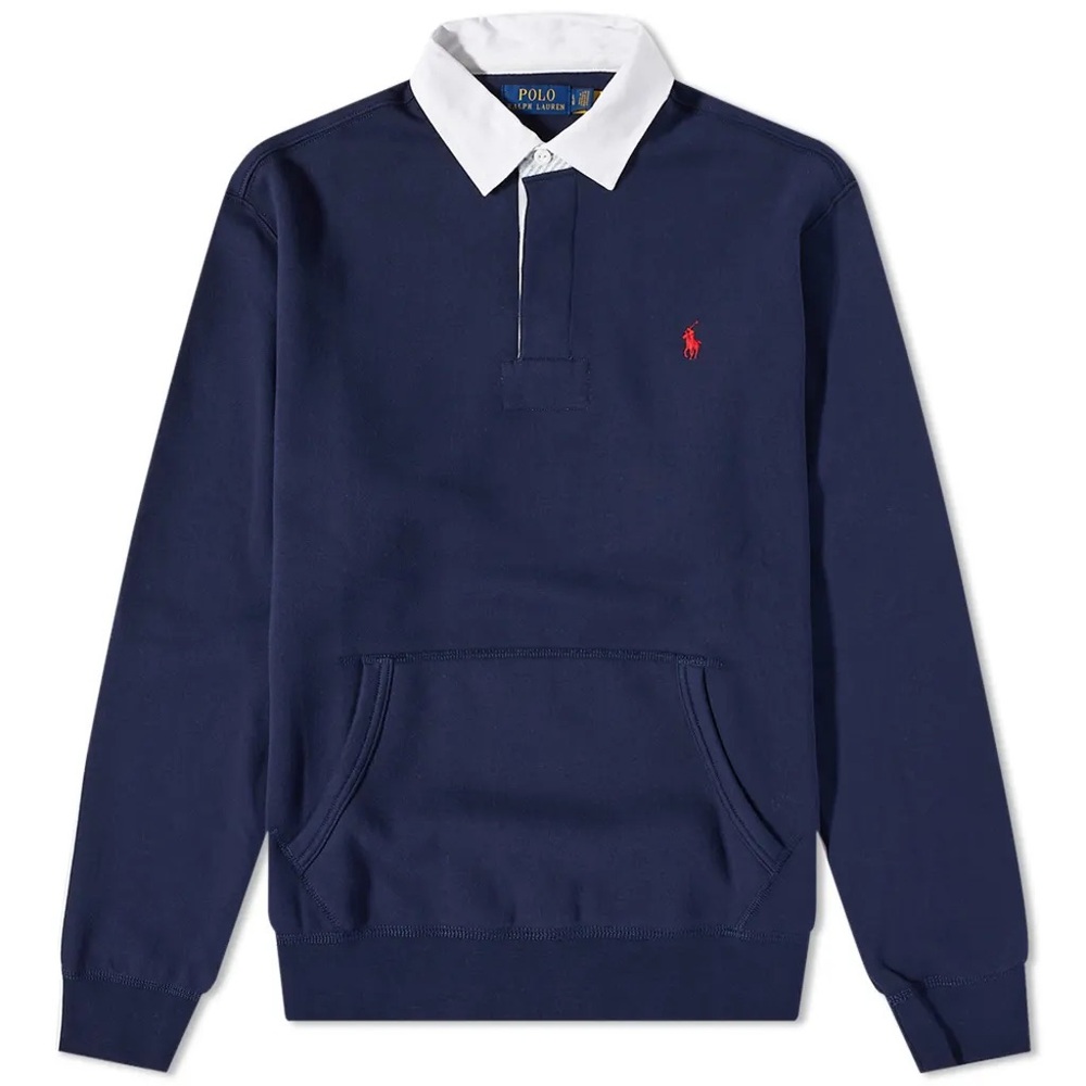 POLO RALPH LAUREN KANGAROO POCKET JERSEY RUGBY SHIRT